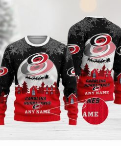 NHL Carolina Hurricanes Special Christmas Ugly Sweater Design