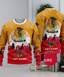 NHL Chicago Blackhawks Special Christmas Ugly Sweater Design