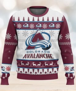 NHL Colorado Avalanche 3D Ugly Christmas Sweater Men And Women Christmas Gift