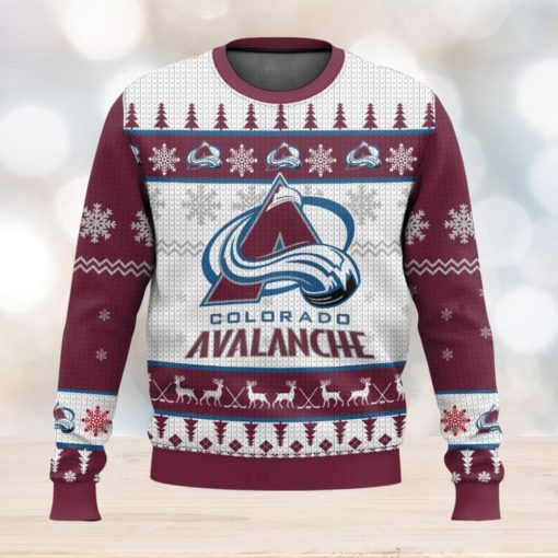 NHL Colorado Avalanche 3D Ugly Christmas Sweater Men And Women Christmas Gift