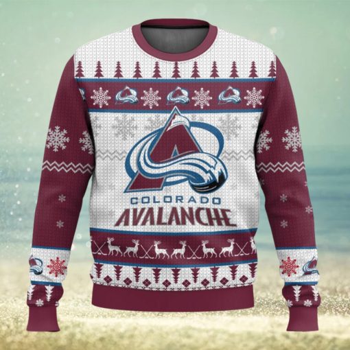 NHL Colorado Avalanche 3D Ugly Christmas Sweater Men And Women Christmas Gift