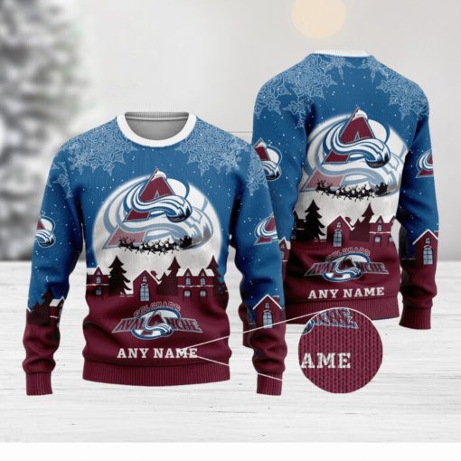 NHL Colorado Avalanche Special Christmas Ugly Sweater Design