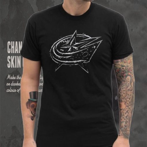 NHL Columbus Blue Jackets Iced Out Black T Shirt