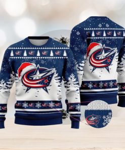 NHL Columbus Blue Jackets Special Christmas Design Ugly Sweater