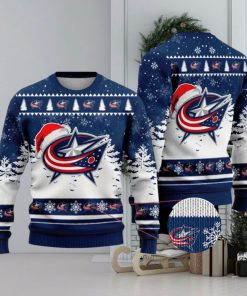 NHL Columbus Blue Jackets Special Christmas Design Ugly Sweater