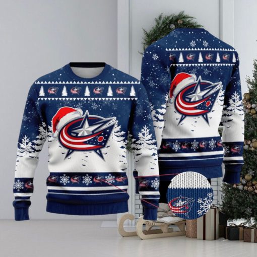 NHL Columbus Blue Jackets Special Christmas Design Ugly Sweater