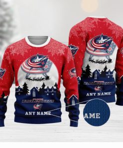 Columbus blue jackets ugly christmas clearance sweater