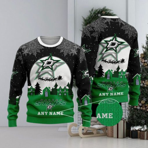 NHL Dallas Stars Special Christmas Ugly Sweater Design