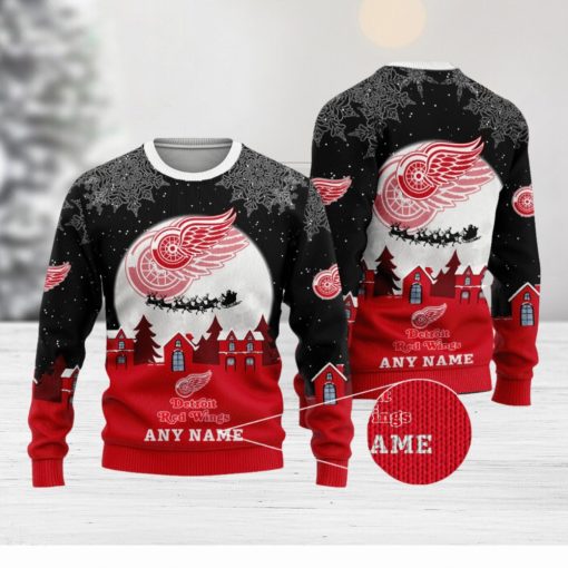 NHL Detroit Red Wings Special Christmas Ugly Sweater Design