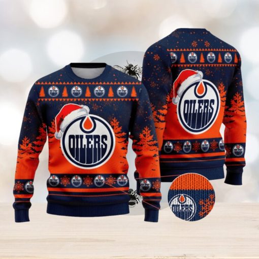 NHL Edmonton Oilers Special Christmas Design Ugly Sweater