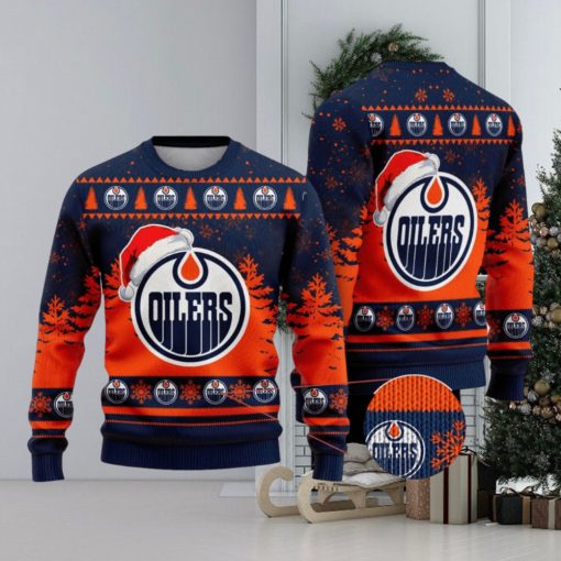 NHL Edmonton Oilers Special Christmas Design Ugly Sweater