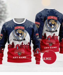 NHL Florida Panthers Special Christmas Ugly Sweater Design