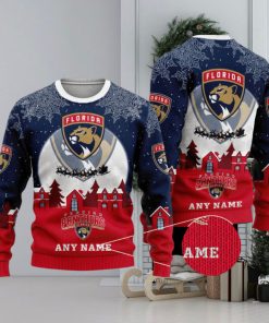 NHL Florida Panthers Special Christmas Ugly Sweater Design