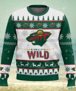 NHL Minnesota Wild 3D Ugly Christmas Sweater Men And Women Christmas Gift