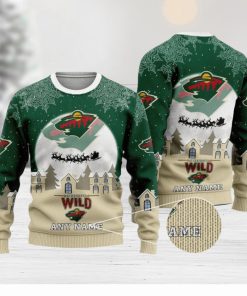 NHL Minnesota Wild Special Christmas Ugly Sweater Design