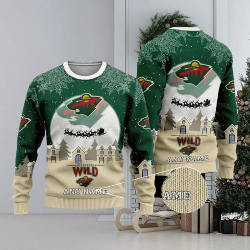 NHL Minnesota Wild Special Christmas Ugly Sweater Design