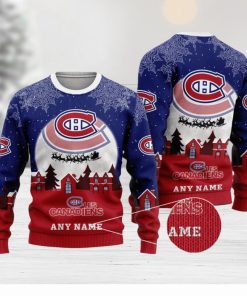 NHL Montreal Canadiens Special Christmas Ugly Sweater Design