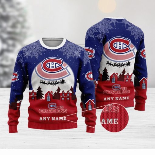 NHL Montreal Canadiens Special Christmas Ugly Sweater Design