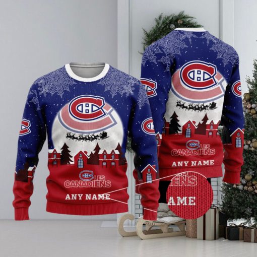 NHL Montreal Canadiens Special Christmas Ugly Sweater Design