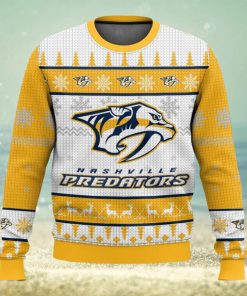 NHL Nashville Predators 3D Ugly Christmas Sweater Men And Women Christmas Gift