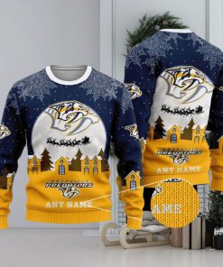 NHL Nashville Predators Special Christmas Ugly Sweater Design