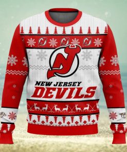 NHL New Jersey Devils 3D Ugly Christmas Sweater Men And Women Christmas Gift