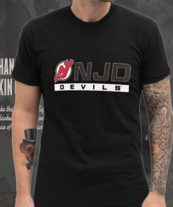 NHL New Jersey Devils Logo Tri Blend T Shirt