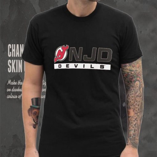 NHL New Jersey Devils Logo Tri Blend T Shirt