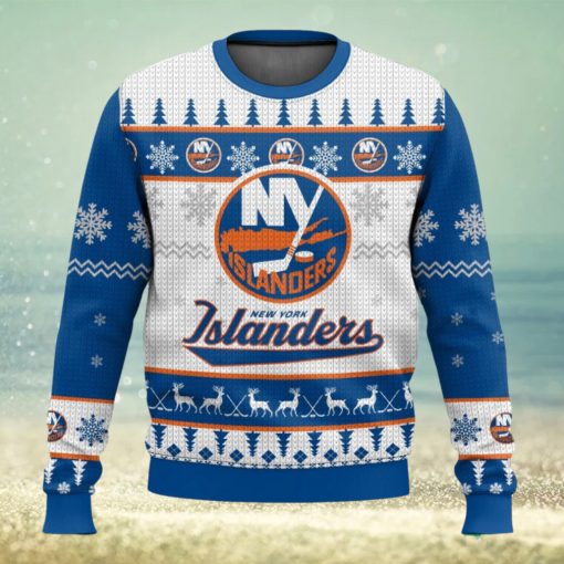 NHL New York Islanders 3D Ugly Christmas Sweater Men And Women Christmas Gift