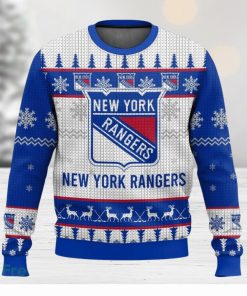 NHL New York Rangers Christmas Gift Ugly Sweater 3D All Over printed