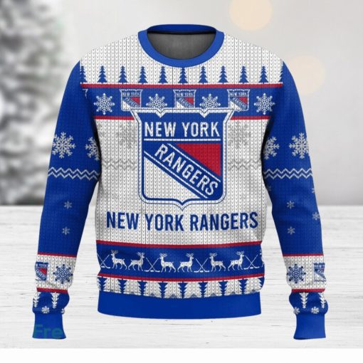 NHL New York Rangers Christmas Gift Ugly Sweater 3D All Over printed