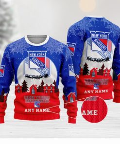 NHL New York Rangers Special Christmas Ugly Sweater Design