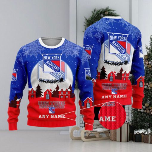 NHL New York Rangers Special Christmas Ugly Sweater Design