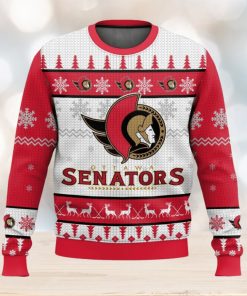 NHL Ottawa Senators 3D Ugly Christmas Sweater Men And Women Christmas Gift