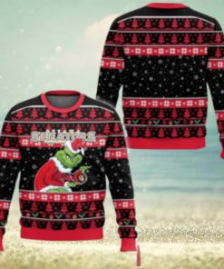 NHL Ottawa Senators Grinch Logo New Christmas Ugly Sweater AOP For Fans