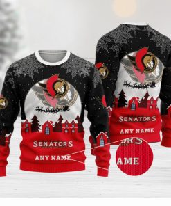 NHL Ottawa Senators Special Christmas Ugly Sweater Design