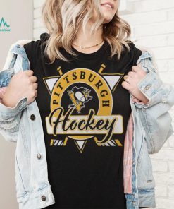 NHL Pittsburgh Penguins Graphic Sleeve Hit Black Shirt