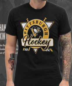 NHL Pittsburgh Penguins Graphic Sleeve Hit Black Shirt