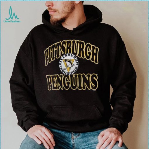 NHL Pittsburgh Penguins Vintage Black Crew Neck Sweatshirt