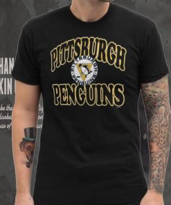 NHL Pittsburgh Penguins Vintage Black Crew Neck Sweatshirt