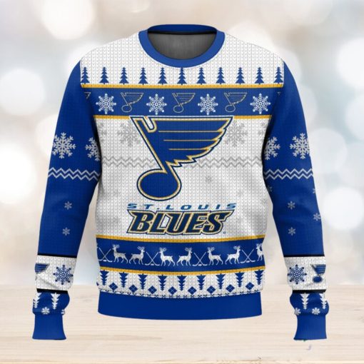 NHL St. Louis Blues 3D Ugly Christmas Sweater Men And Women Christmas Gift