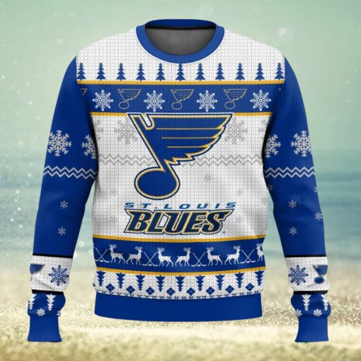 NHL St. Louis Blues 3D Ugly Christmas Sweater Men And Women Christmas Gift