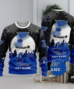 St.Louis Blues Vintage NHL Ugly Christmas Sweater White / 2XL