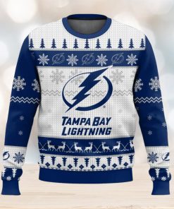 NHL Tampa Bay Lightning 3D Ugly Christmas Sweater Men And Women Christmas Gift