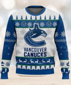 NHL Vancouver Canucks Ugly Sweater 3D Printed Men And Women Christmas Gift