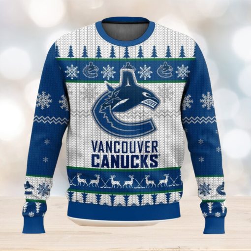 NHL Vancouver Canucks Ugly Sweater 3D Printed Men And Women Christmas Gift