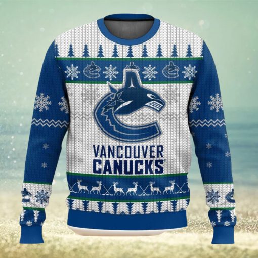 NHL Vancouver Canucks Ugly Sweater 3D Printed Men And Women Christmas Gift