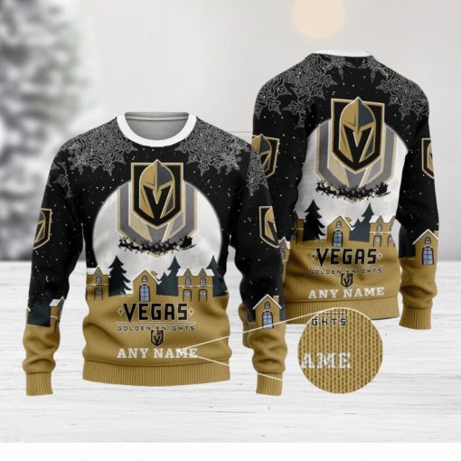 NHL Vegas Golden Knights Special Christmas Ugly Sweater Design