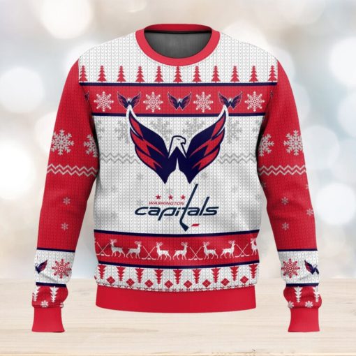 NHL Washington Capitals 3D Ugly Christmas Sweater Men And Women Christmas Gift