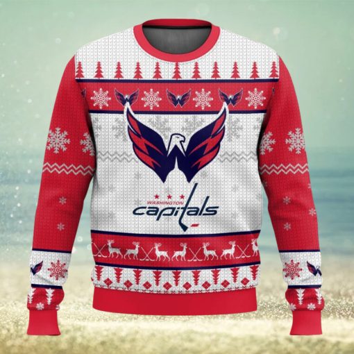 NHL Washington Capitals 3D Ugly Christmas Sweater Men And Women Christmas Gift